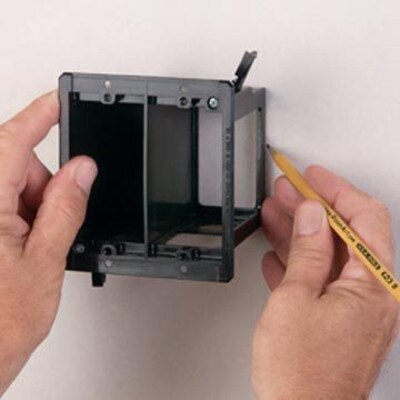 Arlington Combination Mounting Box for Power & Low-Voltage, Retrofit