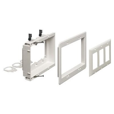 Arlington Recessed Low-Voltage Mounting Bracket, 3-Gang