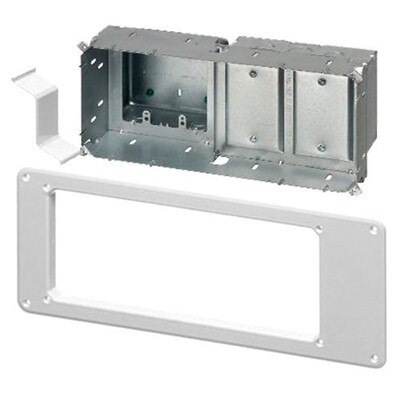 Arlington Recessed Steel TV Box for Power & Low-Voltage