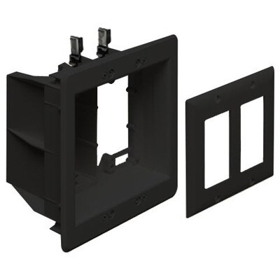 Arlington Recessed TV Box for Power & Low-Voltage, 2-Gang