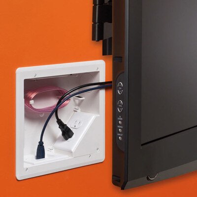 Arlington 8x10 TV BOX for Power & Low-Voltage (Open Box)