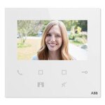 ABB-Welcome Wi-Fi Video Indoor Station, 4.3 In., White