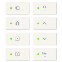 ABB-free@home Standard Key Package for Keypad, 5 Pack, White