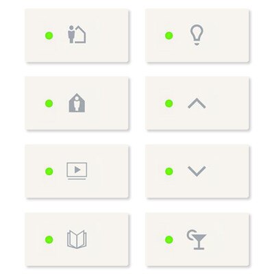 ABB-free@home Standard Key Package for Keypad, 5 Pack, White