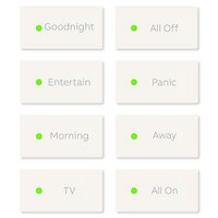 ABB-free@home Scene Key Package for Keypad, 5 Pack, White