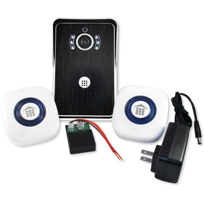 DoorBell Fon Wi-Fi Enabled Video iDoorbell Fon Kit, Black