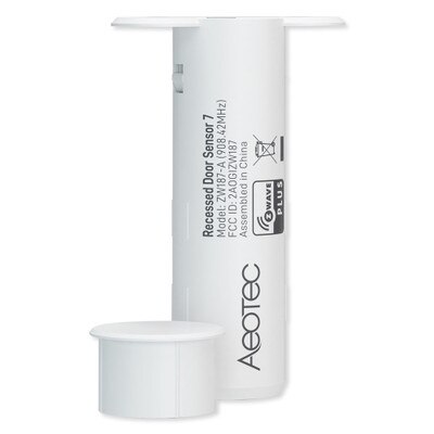 Aeotec Z-Wave Plus v2 Recessed Door Sensor 7, Gen7 (Open Box)