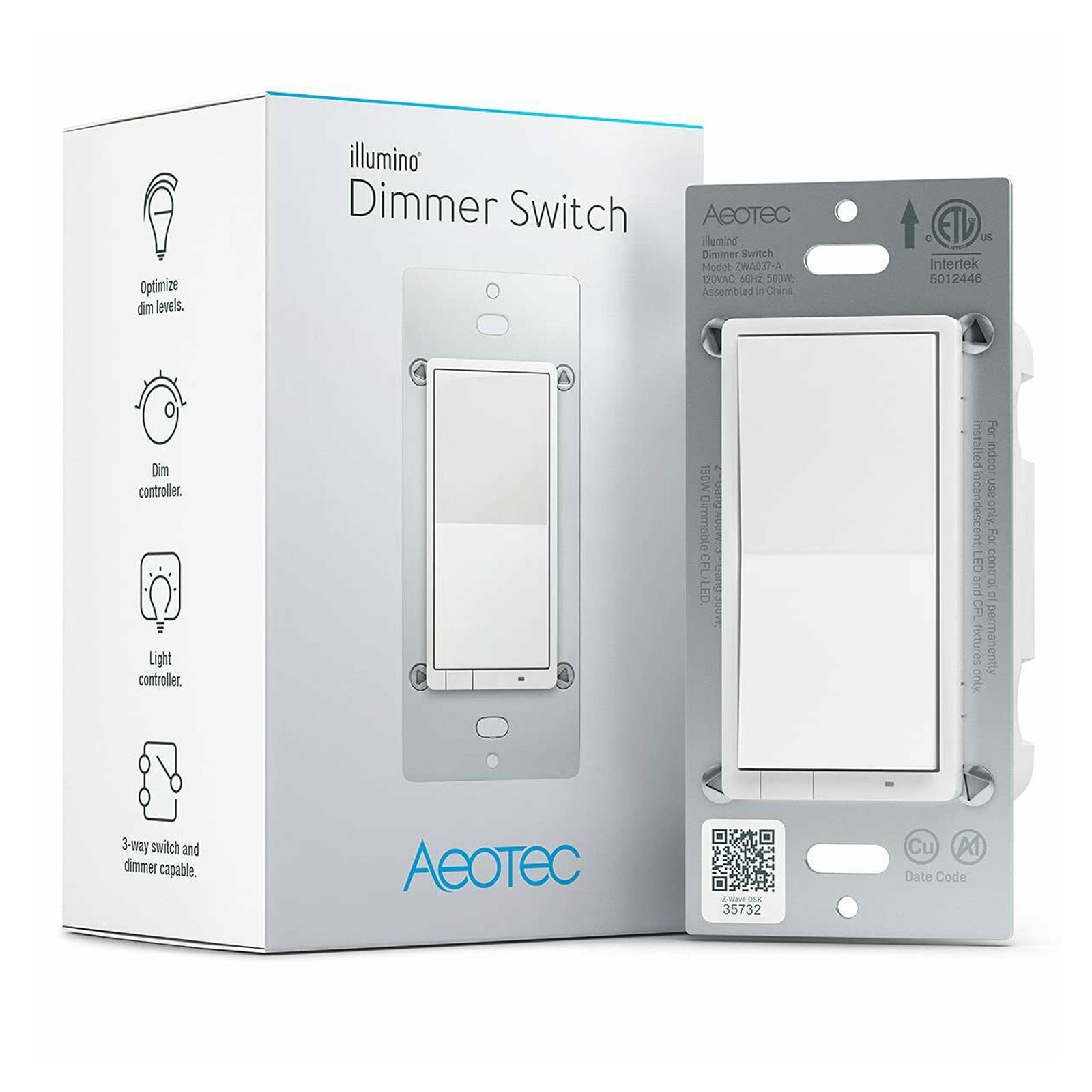 Aeotec Z-Wave Plus v2 illumino Dimmer Wall Switch, Gen7