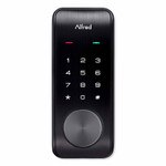 Alfred DB2-B Smart Lock Touchscreen Deadbolt, Bluetooth, with Key, Gold