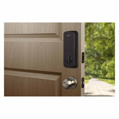 Alfred DB2-B Smart Lock Touchscreen Deadbolt, Bluetooth, with Key, Chrome