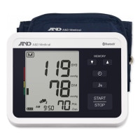 A&D Bluetooth Upper Arm Blood Pressure Monitor with Voice Guidance