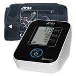 A&D Wireless Upper Arm Blood Pressure Monitor with Wide Range Cuff, 8.6 In. to 16.5 In.