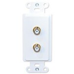 Advanced Dynamics Splitter/Wallplate Pro Insert, White (Open Box)