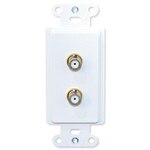 Advanced Dynamics Splitter/Wallplate Pro Insert, White (Open Box)