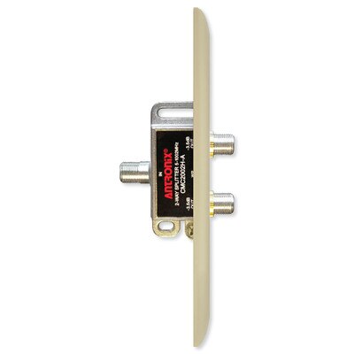 Advanced Dynamics Splitter/Wallplate Pro Original, Antronix Splitter Approved, Ivory