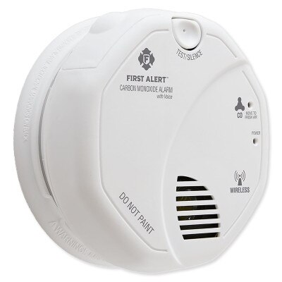 BRK CO511B First Alert Wireless Interconnected Carbon Monoxide Alarm with Voice and Location
