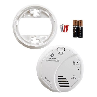 BRK CO511B First Alert Wireless Interconnected Carbon Monoxide Alarm with Voice and Location