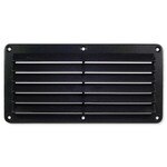 Cool Components Grill for 4x10 In. Openings, Plastic, Tan