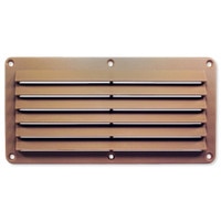Cool Components Grill for 4x10 In. Openings, Plastic, Tan