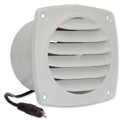 Cool Components Cabinet Vent, White