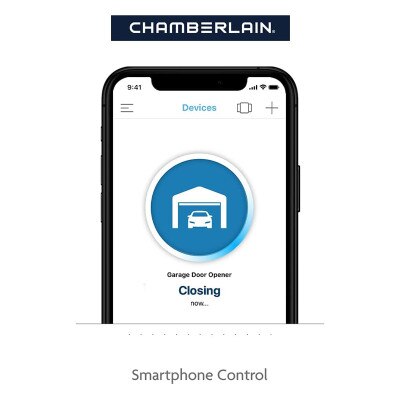 Chamberlain Ultra-Quiet Wi-Fi Garage Door Opener with Wireless Keypad & Battery Backup