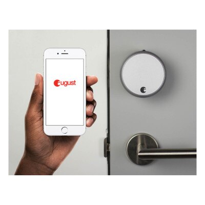 August Smart Lock Pro (3rd Gen) with Cox, Silver