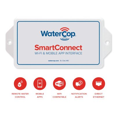 WaterCop SmartConnect Wi-Fi and Mobile App Interface