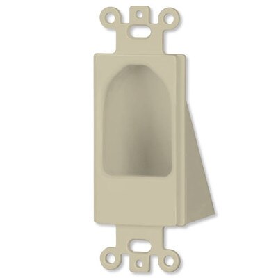 DataComm Reverse Nose Cable Access Insert, Ivory