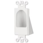 DataComm Reverse Nose Cable Access Insert, Brown