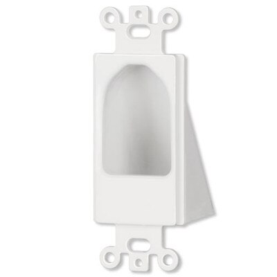 DataComm Reverse Nose Cable Access Insert, White