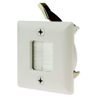 Datacomm Hole Saw Plate, White
