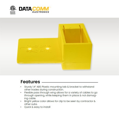 DataComm Cable Clip, 50 Pack