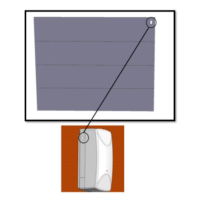 Ecolink Z-Wave Plus Garage Door Tilt Sensor, Gen5 (Open Box)