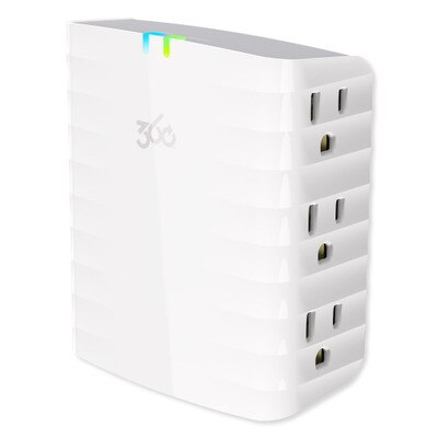 360 Electrical SideLine 6-Outlet Surge Wall Tap (2nd Gen)