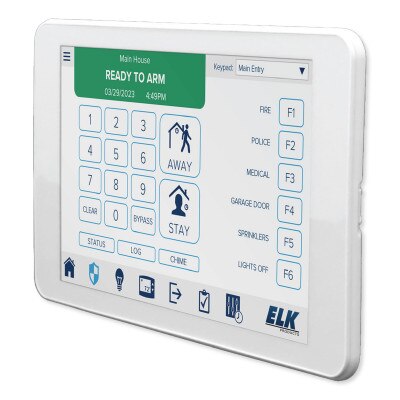 ELK Network Touchscreen for E27 Alarm Engine and M1