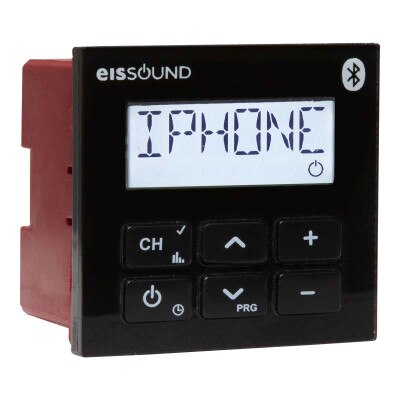KBSOUND In-Wall PREMIUM Bluetooth Audio Receiver Kit, US, 2.5 In., Black