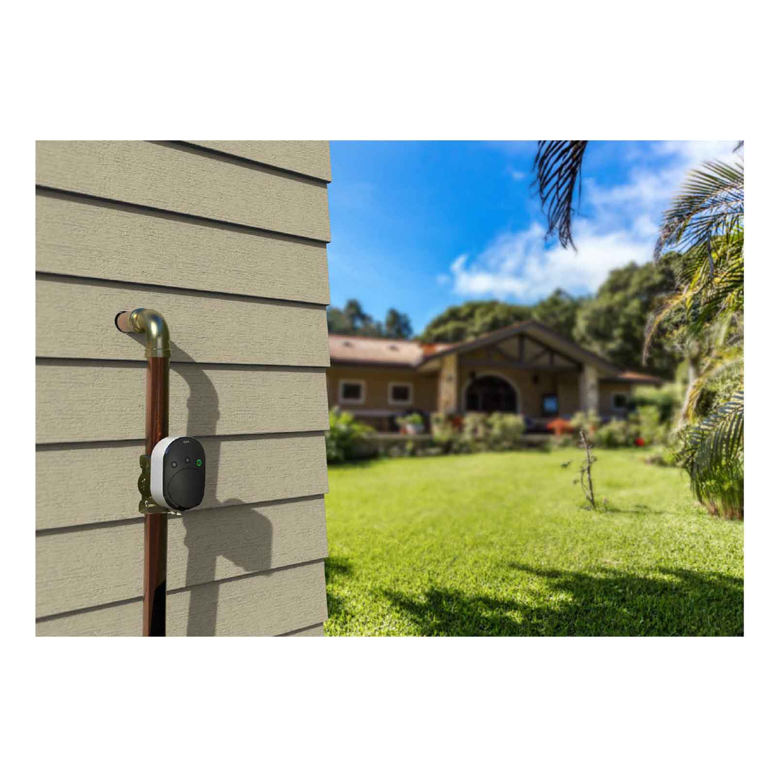 Ezlo Water Shut-Off Valve with Internal Z-Wave Hub, Z-Wave Plus v3, 800  Series