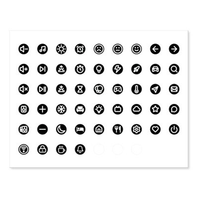 Flic Twist Sticker Sheets, 3 Sets of 52 Stickers