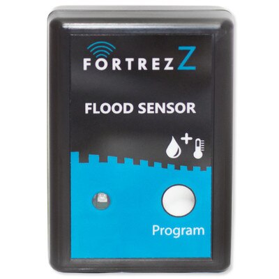 FortrezZ Z-Wave Plus Flood & Temperature Sensor with Probe & Power Supply, Gen3