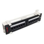 Simply45 Loaded 12-Port Wall Mount Cat5e UTP Patch Panel