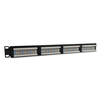 Simply45 Loaded 24-Port Cat5e UTP Patch Panel
