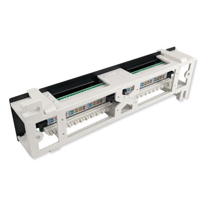 Simply45 Loaded 12-Port Wall Mount Cat6 UTP Patch Panel
