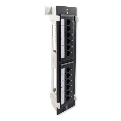 Simply45 Loaded 12-Port Wall Mount Cat6 UTP Patch Panel