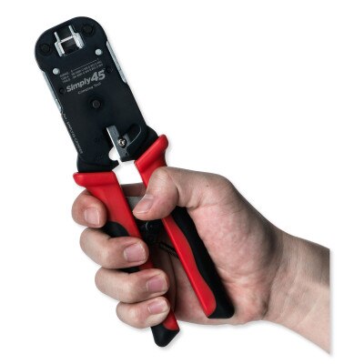 Simply45 RJ45 Crimp Tool for S45 UTP RJ45 Pass Through Plugs