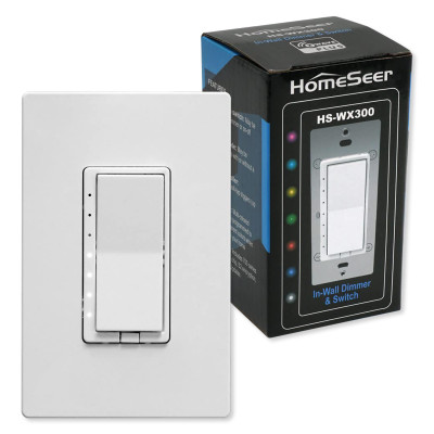 HomeSeer Z-Wave Plus Scene-Capable RGB Smart Dimmer & Switch