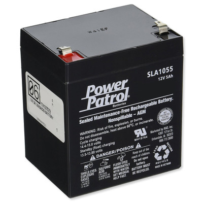 Interstate Batteries Power Patrol Lead Acid Battery, 12V 5Ah