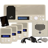 IST I2000 Music & Intercom Standard 4-Room Kit, Almond
