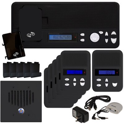 IST I2000 Music & Intercom Standard 5-Room Kit, Black