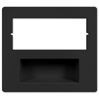 IST RETRO Music & Intercom Combination Trim Cover Plate, Black