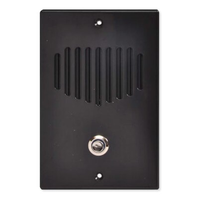 IST I2000 Door Intercom Station and RETRO Adaptor Plate, Black